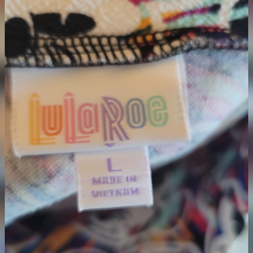 EUC Mickey Mouse LuLaRoe Multicolor Mickey Mouse Pencil Skirt - Picture 3 of 4